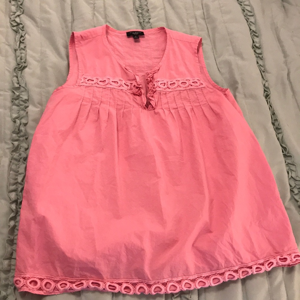 pink blouse